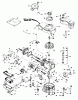 Toro 20588 - Lawnmower, 1987 (7000001-7999999) Listas de piezas de repuesto y dibujos ENGINE TECUMSEH MODEL NO. TVS100-44001 (USED ON UNITS WITH SERIAL NO. 7000001-7004102)
