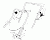 Toro 20588 - Lawnmower, 1990 (0000001-0999999) Listas de piezas de repuesto y dibujos HANDLE ASSEMBLY