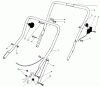 Toro 20588C - Lawnmower, 1989 (9000001-9999999) Listas de piezas de repuesto y dibujos HANDLE ASSEMBLY