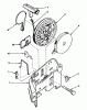 Toro 20610 - Lawnmower, 1983 (3000001-3999999) Listas de piezas de repuesto y dibujos REWIND STARTER NO. 590531