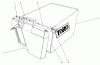 Toro 20610C - Lawnmower, 1985 (5000001-5999999) Listas de piezas de repuesto y dibujos GRASS BAG ASSEMBLY NO. 11-0159