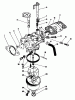 Toro 20620 - Lawnmower, 1987 (7000001-7999999) Listas de piezas de repuesto y dibujos CARBURETOR ASSEMBLY (MODEL NO. VMG6)