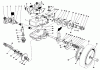 Toro 20620 - Lawnmower, 1987 (7000001-7999999) Listas de piezas de repuesto y dibujos GEAR CASE ASSEMBLY (USED ON UNITS WITH SERIAL NO. 7000001-7005921)