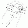Toro 20620 - Lawnmower, 1987 (7000001-7999999) Listas de piezas de repuesto y dibujos TRACTION CONTROL ASSEMBLY