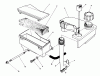 Toro 20620 - Lawnmower, 1988 (8000001-8999999) Listas de piezas de repuesto y dibujos AIR CLEANER & FUEL TANK ASSEMBLY (MODEL NO. VMH7)