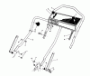 Toro 20620 - Lawnmower, 1988 (8000001-8999999) Listas de piezas de repuesto y dibujos HANDLE ASSEMBLY