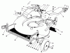 Toro 20620 - Lawnmower, 1988 (8000001-8999999) Listas de piezas de repuesto y dibujos HOUSING ASSEMBLY