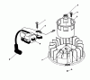 Toro 20620C - Lawnmower, 1988 (8000001-8999999) Listas de piezas de repuesto y dibujos MAGNETO & FLYWHEEL ASSEMBLY (MODEL NO. VMH7)