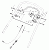Toro 20620C - Lawnmower, 1988 (8000001-8999999) Listas de piezas de repuesto y dibujos TRACTION CONTROL ASSEMBLY