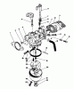 Toro 20622 - Lawnmower, 1987 (7000001-7999999) Listas de piezas de repuesto y dibujos CARBURETOR ASSEMBLY (MODEL NO. VMG6)