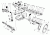 Toro 20622 - Lawnmower, 1987 (7000001-7999999) Listas de piezas de repuesto y dibujos GEAR CASE ASSEMBLY (USED ON UNITS WITH SERIAL NO. 7000001-7007080)