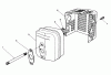 Toro 20622 - Lawnmower, 1987 (7000001-7999999) Listas de piezas de repuesto y dibujos MUFFLER ASSEMBLY (MODEL NO. VMF5 & VMG6)