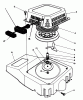Toro 20622 - Lawnmower, 1988 (8000001-8999999) Listas de piezas de repuesto y dibujos RECOIL ASSEMBLY (MODEL NO. VMH7)
