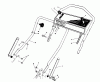 Toro 20622 - Lawnmower, 1990 (0000001-0003101) Listas de piezas de repuesto y dibujos HANDLE ASSEMBLY
