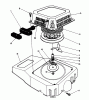 Toro 20622 - Lawnmower, 1990 (0000001-0003101) Listas de piezas de repuesto y dibujos RECOIL ASSEMBLY (MODEL NO. VMJ8)