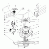 Toro 20622 - Lawnmower, 1990 (0003102-0999999) Listas de piezas de repuesto y dibujos BLADE BRAKE CLUTCH ASSEMBLY