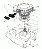 Toro 20622 - Lawnmower, 1990 (0003102-0999999) Listas de piezas de repuesto y dibujos RECOIL ASSEMBLY (MODEL NO. VMK9-2)