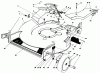 Toro 20622C - Lawnmower, 1987 (7000001-7999999) Listas de piezas de repuesto y dibujos HOUSING ASSEMBLY
