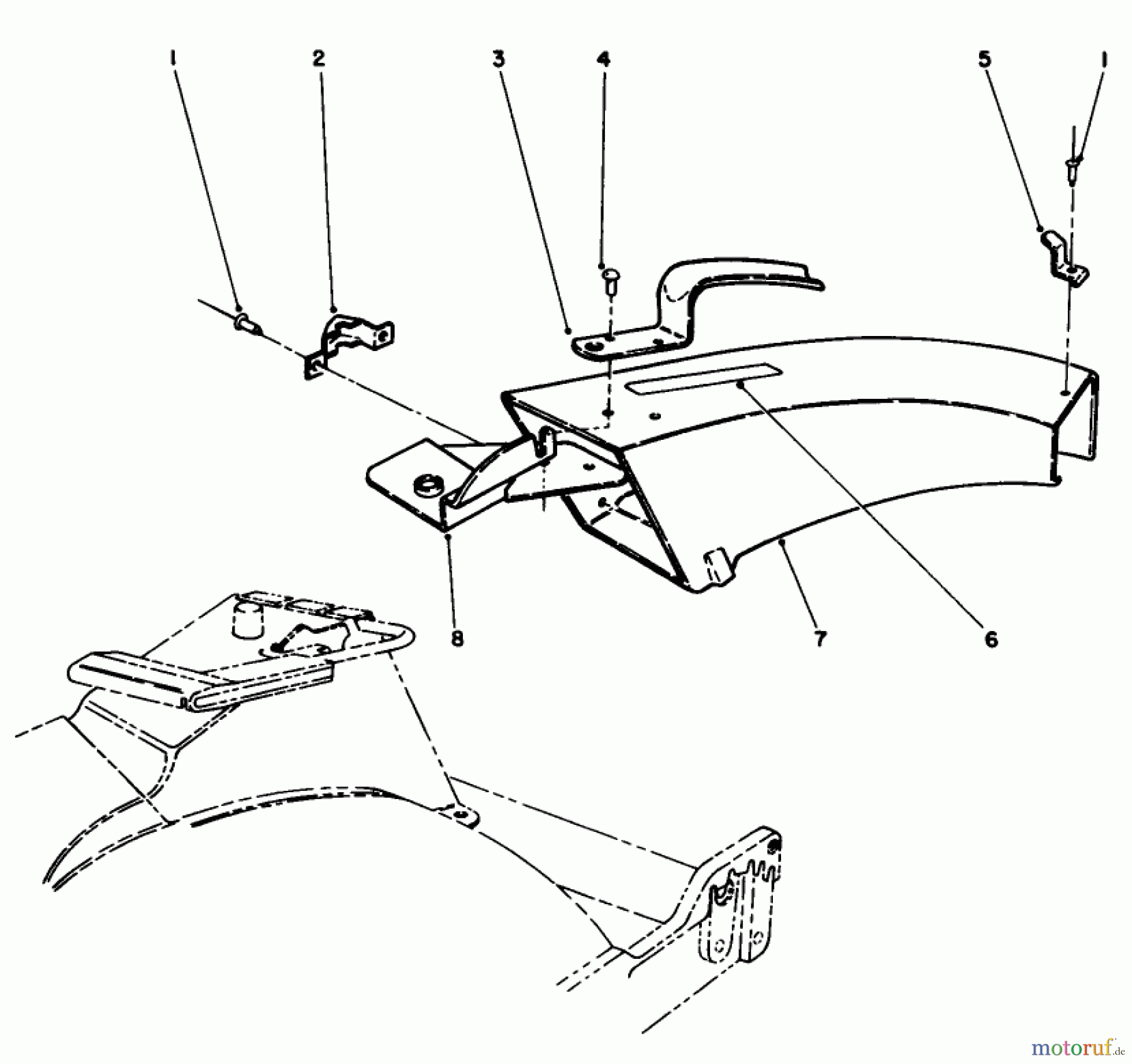  Toro Neu Mowers, Walk-Behind Seite 1 20622C - Toro Lawnmower, 1987 (7000001-7999999) SIDE DISCHARGE CHUTE MODEL NO. 59110 (OPTIONAL)