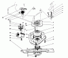 Toro 20622C - Lawnmower, 1988 (8000001-8999999) Listas de piezas de repuesto y dibujos BLADE BRAKE CLUTCH ASSEMBLY