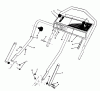 Toro 20622C - Lawnmower, 1988 (8000001-8999999) Listas de piezas de repuesto y dibujos HANDLE ASSEMBLY