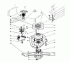 Toro 20622C - Lawnmower, 1989 (9000001-9999999) Listas de piezas de repuesto y dibujos BLADE BRAKE CLUTCH ASSEMBLY