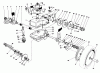 Toro 20624 - Lawnmower, 1986 (6000001-6999999) Listas de piezas de repuesto y dibujos GEAR CASE ASSEMBLY