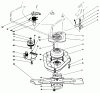Toro 20624 - Lawnmower, 1987 (7000001-7999999) Listas de piezas de repuesto y dibujos BLADE & BRAKE CLUTCH ASSEMBLY