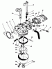 Toro 20624 - Lawnmower, 1987 (7000001-7999999) Listas de piezas de repuesto y dibujos CARBURETOR ASSEMBLY (MODEL NO. VMF5)