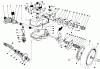 Toro 20624 - Lawnmower, 1987 (7000001-7999999) Listas de piezas de repuesto y dibujos GEAR CASE ASSEMBLY (USED ON UNITS WITH SERIAL NO. 7000001-70499999)