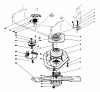 Toro 20624 - Lawnmower, 1988 (8000001-8999999) Listas de piezas de repuesto y dibujos BLADE & BRAKE CLUTCH ASSEMBLY