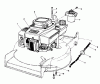 Toro 20624 - Lawnmower, 1988 (8000001-8999999) Listas de piezas de repuesto y dibujos ENGINE ASSEMBLY