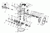 Toro 20624 - Lawnmower, 1988 (8000001-8999999) Listas de piezas de repuesto y dibujos GEAR CASE ASSEMBLY