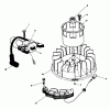Toro 20624 - Lawnmower, 1988 (8000001-8999999) Listas de piezas de repuesto y dibujos MAGNETO & FLYWHEEL ASSEMBLY (MODEL NO. VMH7)