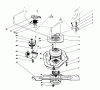Toro 20624C - Lawnmower, 1988 (8000001-8999999) Listas de piezas de repuesto y dibujos BLADE & BRAKE CLUTCH ASSEMBLY