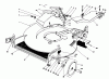 Toro 20624C - Lawnmower, 1988 (8000001-8999999) Listas de piezas de repuesto y dibujos HOUSING ASSEMBLY