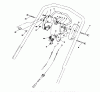 Toro 20624C - Lawnmower, 1988 (8000001-8999999) Listas de piezas de repuesto y dibujos TRACTION CONTROL ASSEMBLY