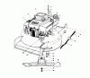 Toro 20626C - Lawnmower, 1986 (6000001-6999999) Listas de piezas de repuesto y dibujos ENGINE ASSEMBLY #1