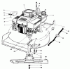 Toro 20626C - Lawnmower, 1987 (7000001-7999999) Listas de piezas de repuesto y dibujos ENGINE ASSEMBLY (MODEL VMG6)