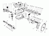 Toro 20627C - Lawnmower, 1986 (6000001-6999999) Listas de piezas de repuesto y dibujos GEAR CASE ASSEMBLY (MACHINE SERIAL NO. 6900001 THRU 6902500)