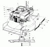 Toro 20627C - Lawnmower, 1987 (7000001-7999999) Listas de piezas de repuesto y dibujos ENGINE ASSEMBLY #1