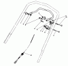 Toro 20627C - Lawnmower, 1987 (7000001-7999999) Listas de piezas de repuesto y dibujos TRACTION CONTROL ASSEMBLY