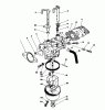 Toro 20627C - Lawnmower, 1988 (8000001-8999999) Listas de piezas de repuesto y dibujos CARBURETOR ASSEMBLY