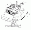 Toro 20628C - Lawnmower, 1987 (7000001-7999999) Listas de piezas de repuesto y dibujos ENGINE ASSEMBLY #1