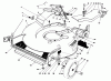 Toro 20628C - Lawnmower, 1987 (7000001-7999999) Listas de piezas de repuesto y dibujos HOUSING ASSEMBLY