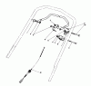 Toro 20628C - Lawnmower, 1988 (8000001-8999999) Listas de piezas de repuesto y dibujos TRACTION CONTROL ASSEMBLY