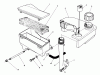 Toro 20629C - Lawnmower, 1986 (6000001-6999999) Listas de piezas de repuesto y dibujos AIR CLEANER & FUEL TANK ASSEMBLY