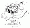 Toro 20629C - Lawnmower, 1986 (6000001-6999999) Listas de piezas de repuesto y dibujos ENGINE ASSEMBLY #1