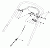 Toro 20629C - Lawnmower, 1986 (6000001-6999999) Listas de piezas de repuesto y dibujos TRACTION CONTROL ASSEMBLY