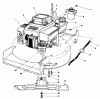 Toro 20629C - Lawnmower, 1987 (7000001-7999999) Listas de piezas de repuesto y dibujos ENGINE ASSEMBLY